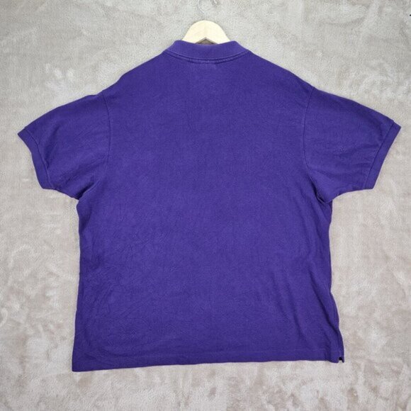 Lacoste Polo Mens US Size XXXXL 4XL Purple FR Sz 9 Classic Fit Short Sleeve Golf - Picture 7 of 10